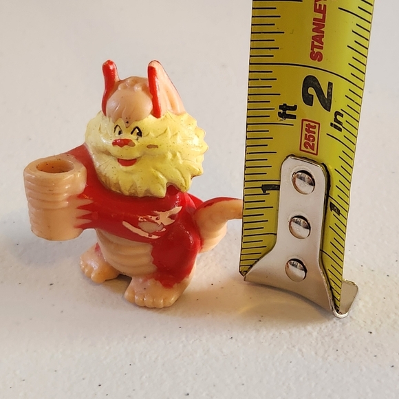 Burger King 1986 Thundercats 2" Snarf Pencil Topper Straw Holder PVC Vintage - Picture 7 of 7